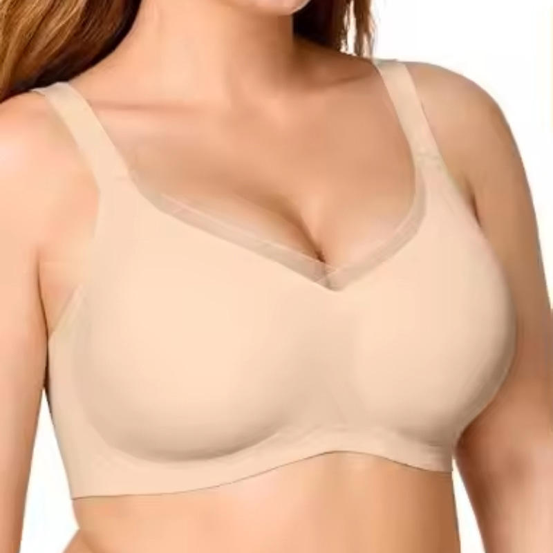 Quality Unshifting U - Back Invisible Wireless Jelly Strip Bra For Lounge Layering factory
