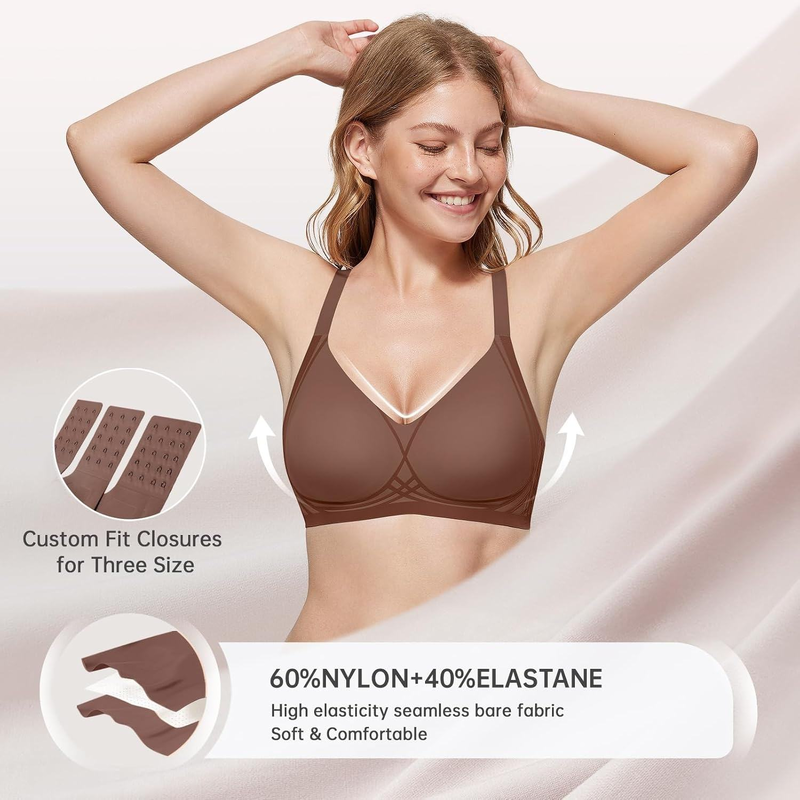 Quality Breathable Slimming Sporty Wireless Jelly Strip Bra For Home Workouts factory