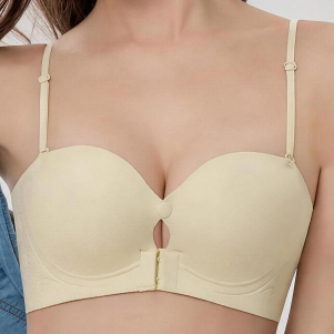 Quality Unnoticeable Fitted Everyday Wireless Jelly Strip Bra For Under Tees factory