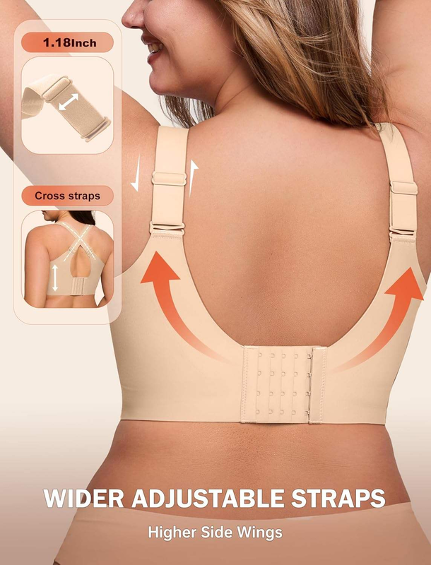 Quality Breathable U - Back Weightless Wireless Jelly Strip Bra For Everyday factory