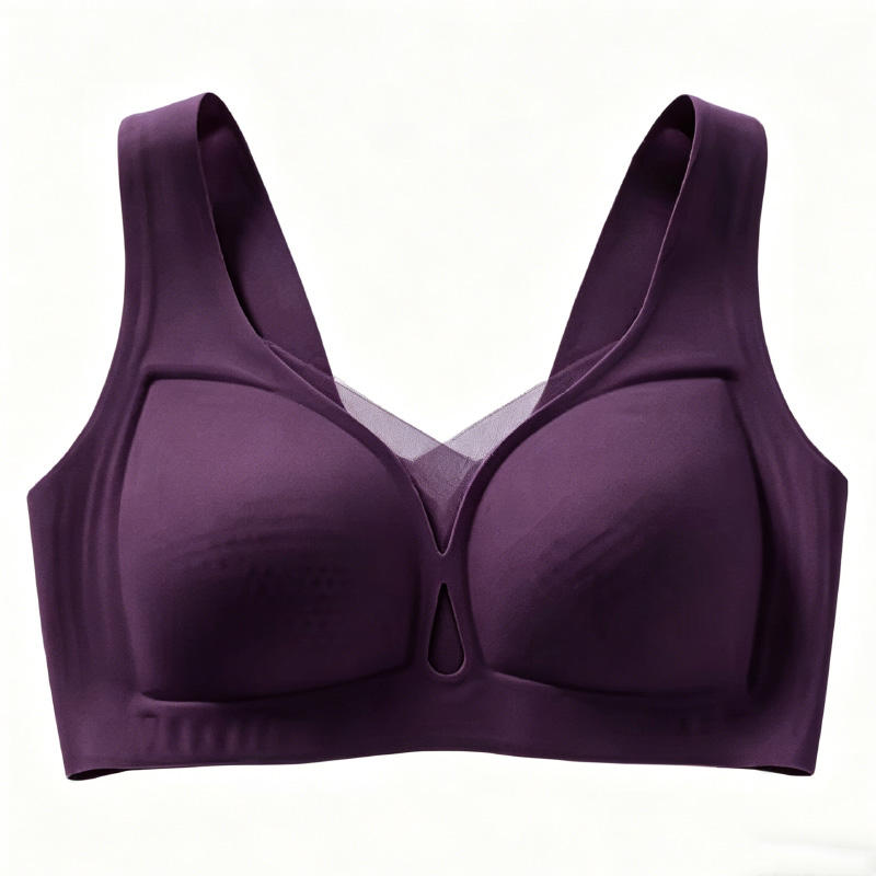 Quality Breathable Quick - Dry Sporty Wireless Jelly Strip Bra For Multi - Sport factory