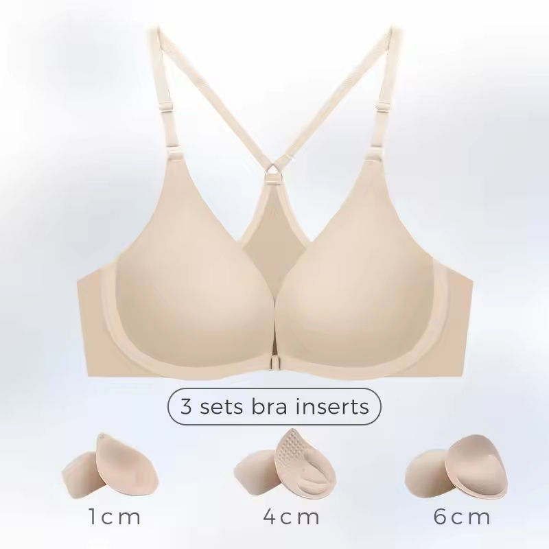 Quality Flattering Unshifting Breathable Wireless Jelly Strip Bra For Everyday factory