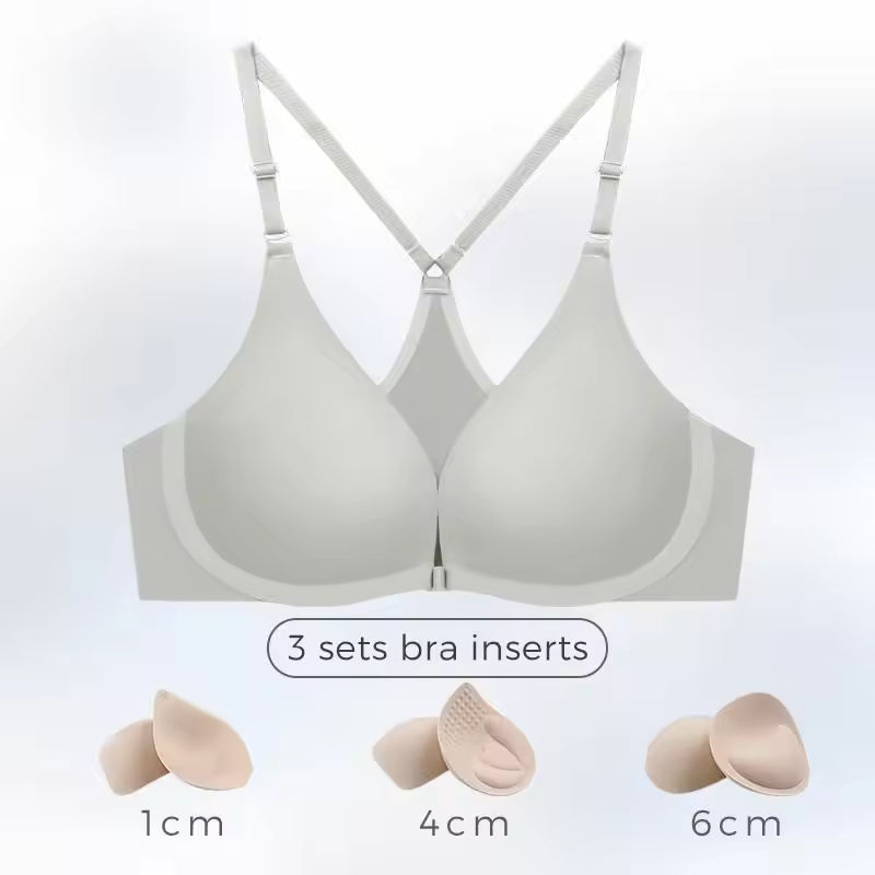 Quality Flattering Unshifting Breathable Wireless Jelly Strip Bra For Everyday factory