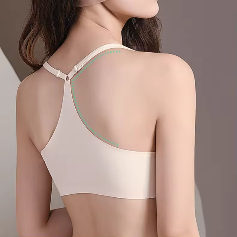 Quality Flattering Unshifting Breathable Wireless Jelly Strip Bra For Everyday factory