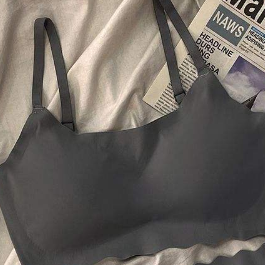 Quality Racerback Unnoticeable Everyday Wireless Jelly Strip Bra For Lounge factory