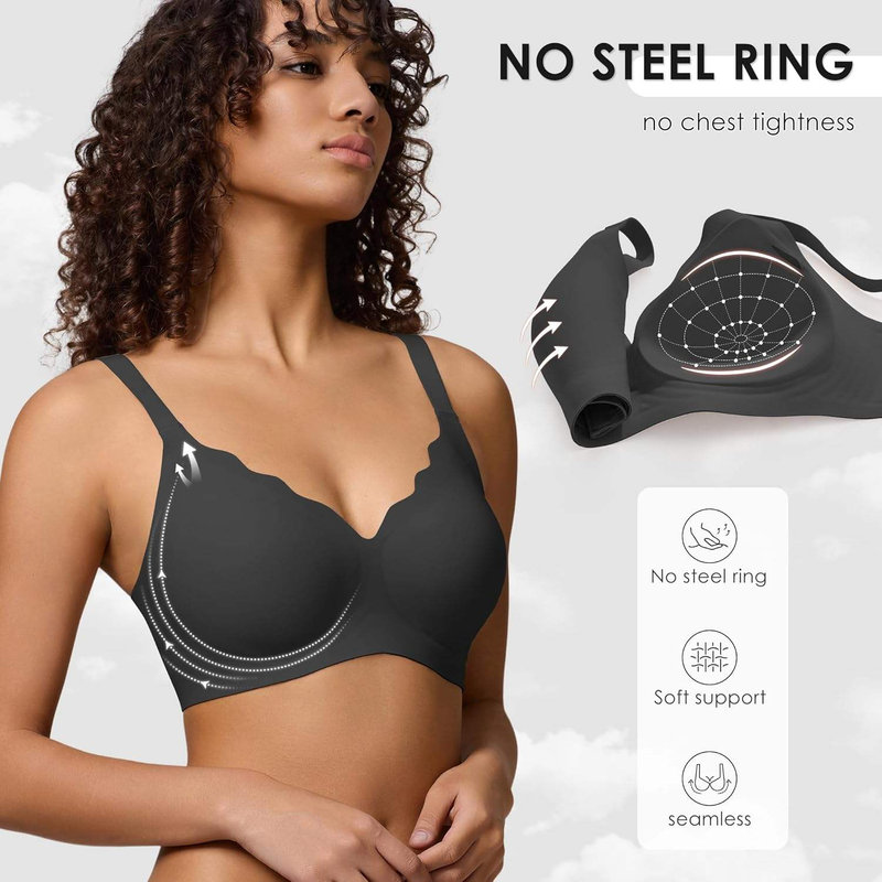 Quality Stretchy Invisible Breathable Wireless Jelly Strip Bra For Multi - Sport factory