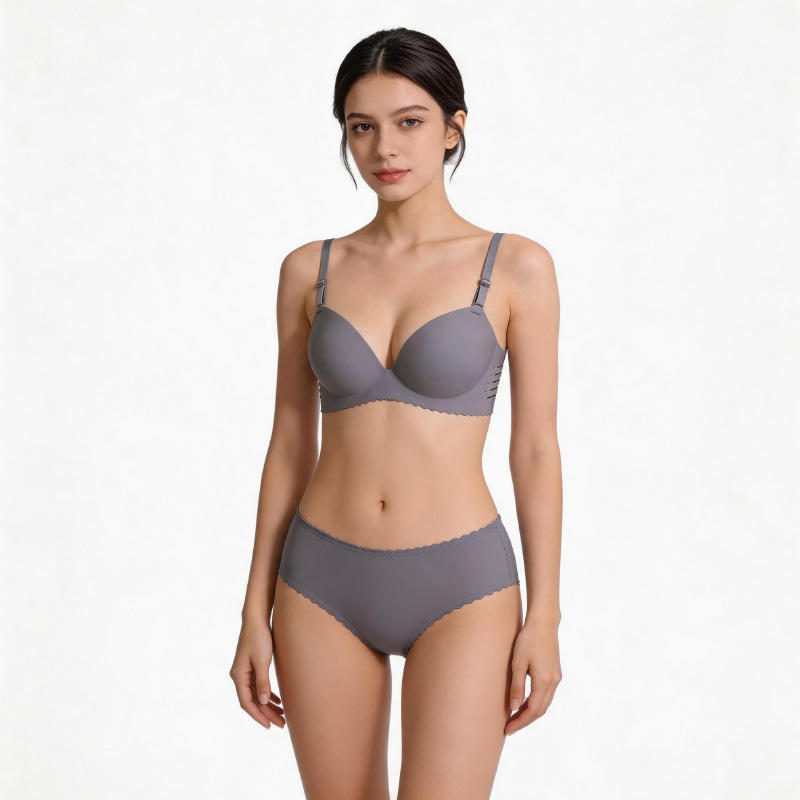 Quality Adjustable Breathable Weightless Wireless Jelly Strip Bra For Layering factory