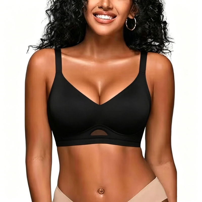 Quality Elastic Lasting Breathable Support Wireless Jelly Strip Bra For Daily Wear factory