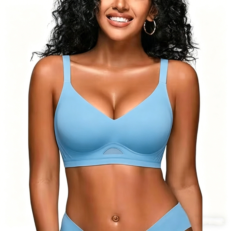 Quality Elastic Lasting Breathable Support Wireless Jelly Strip Bra For Daily Wear factory