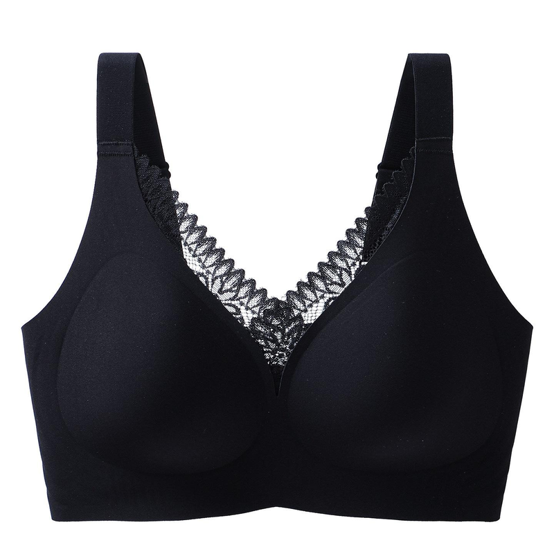 Quality Elegant Soft Ventilated Support Wireless Jelly Strip Bra For Everyday factory