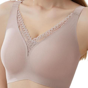 Quality Elegant Soft Ventilated Support Wireless Jelly Strip Bra For Everyday factory