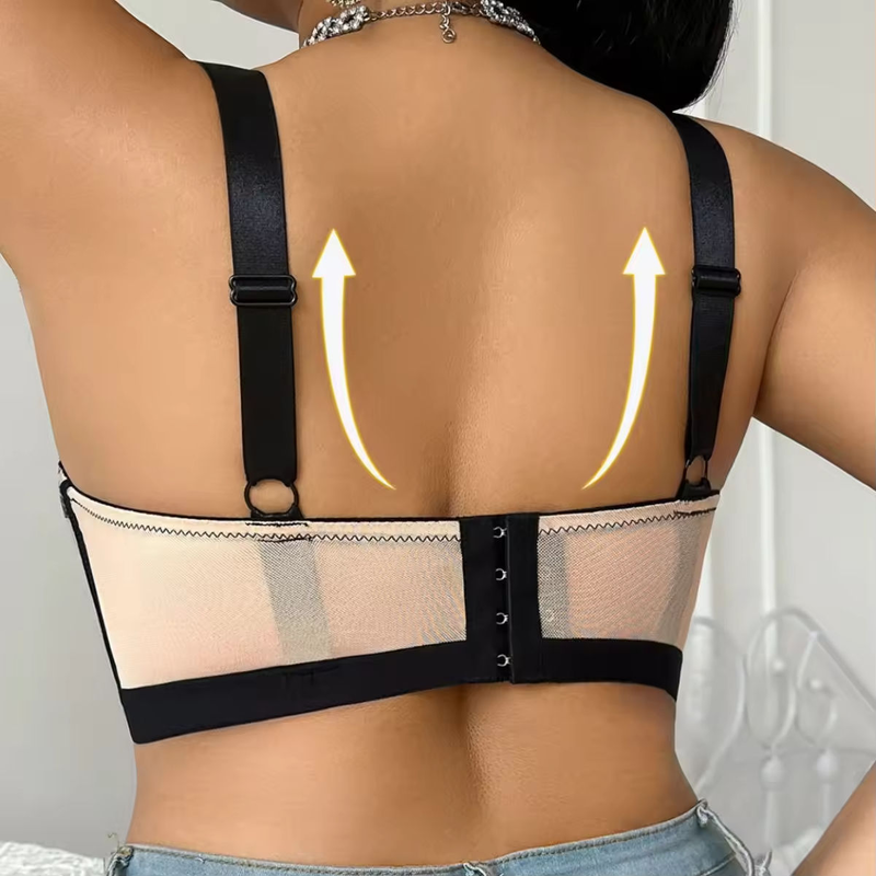 Quality Supportive Weightless Elastic Wireless Jelly Strip Bra For Daily Wear factory