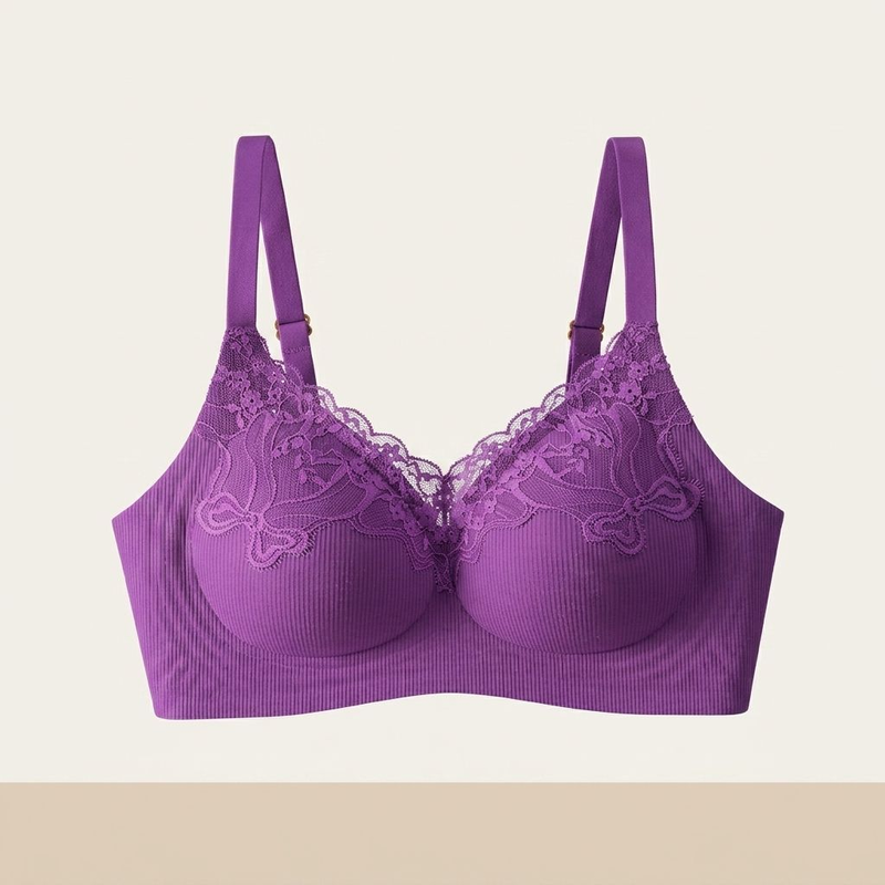 Quality Elegant Breathable Support Wireless Jelly Strip Bra For Daily Wear factory