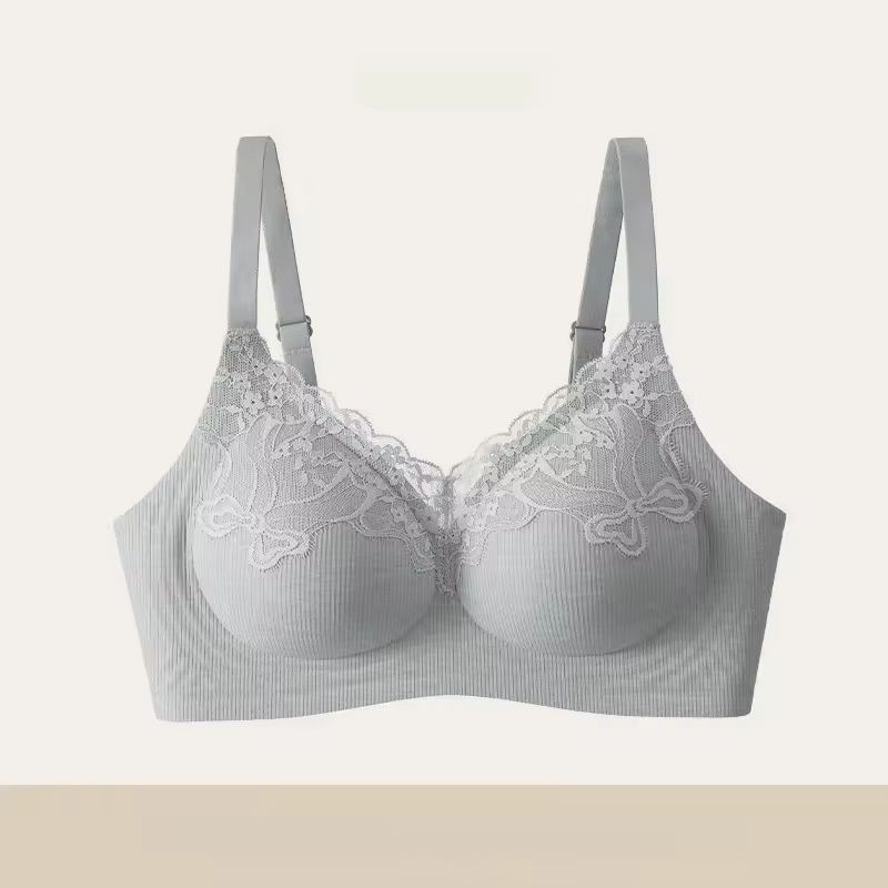 Quality Elegant Breathable Support Wireless Jelly Strip Bra For Daily Wear factory