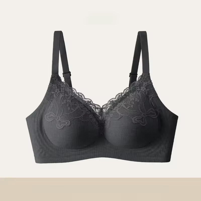 Quality Elegant Breathable Support Wireless Jelly Strip Bra For Daily Wear factory
