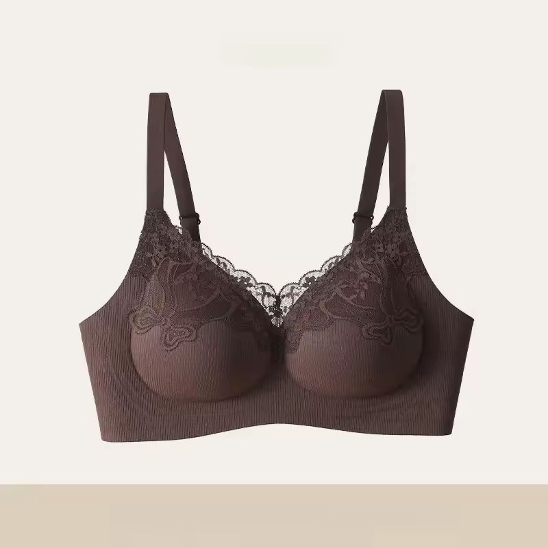 Quality Elegant Breathable Support Wireless Jelly Strip Bra For Daily Wear factory