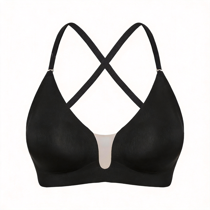 Quality Ventilated Elastic Supportive Wireless Jelly Strip Bra For All - Day Wear factory