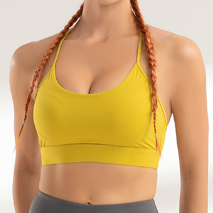 Quality Elastic Breathable Quick - Dry Sport Jelly Strip Bra For CrossFit factory