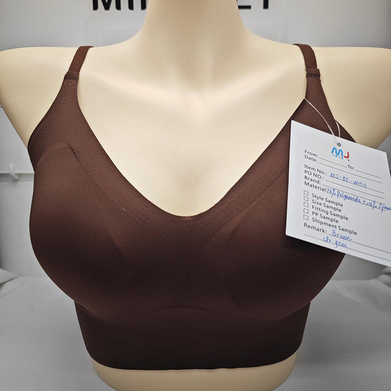 Quality Breathable Elastic Unnoticeable Sport Wire Free Bra For Everyday factory