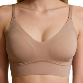 Quality Breathable Elastic Unnoticeable Sport Wire Free Bra For Everyday factory