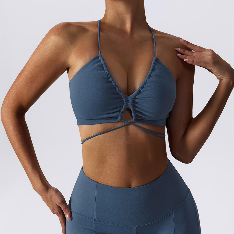 Quality Elastic Flattering Versatile Sport Wire Free Bra For Home Workouts factory