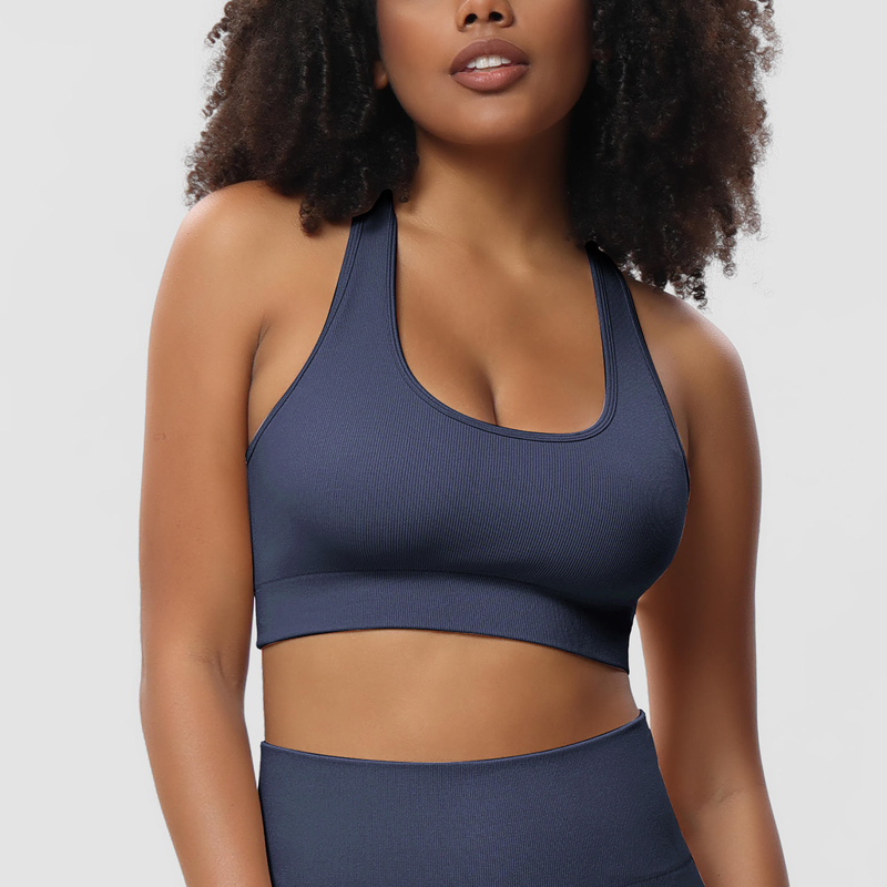 Quality Supportive Versatile Everyday Sport Wire Free Bra For Home Workouts factory
