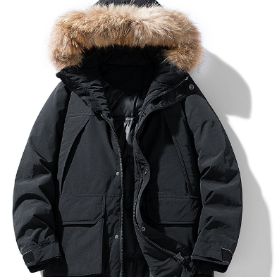 Quality Windproof 600 Fill Power Duck Down Coat with Workwear-Grade Abrasion-Resistant Outdoor Jacket for Winter Workwear factory