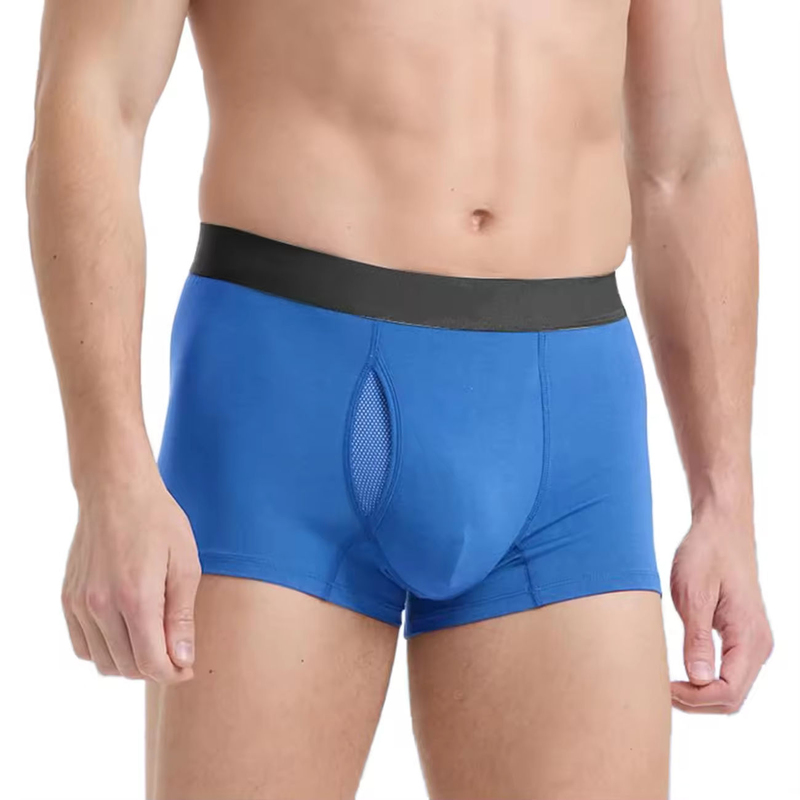 Quality Moisture ‑ Wicking Stretchy Men's Breathable Boxer Briefs For Running factory