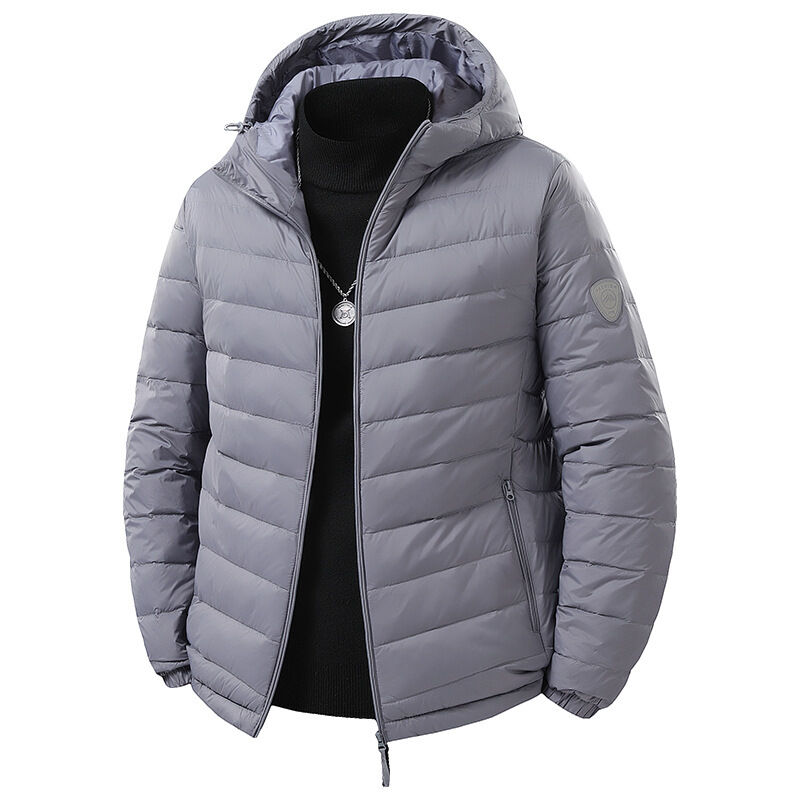 Quality Windproof Lightweight Hooded Sports Down Coat for Winter Outdoor Activities factory