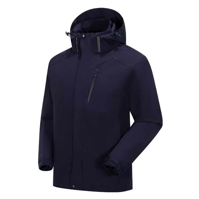 Quality 3-in-1 Convertible Soft Shell Jacket with Detachable Down Liner and Windproof Water-Repellent Outdoor Windbreaker factory