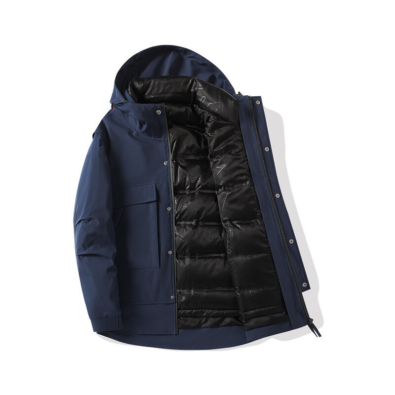 Quality Windproof Water-Repellent Windbreaker Down Jacket with Premium Down Insulation and Ergonomic Articulated Fit for Mountaineering factory