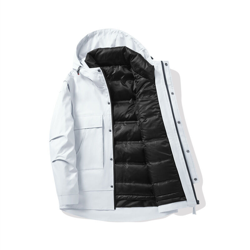 Quality Windproof Water-Repellent Windbreaker Down Jacket with Premium Down Insulation and Ergonomic Articulated Fit for Mountaineering factory