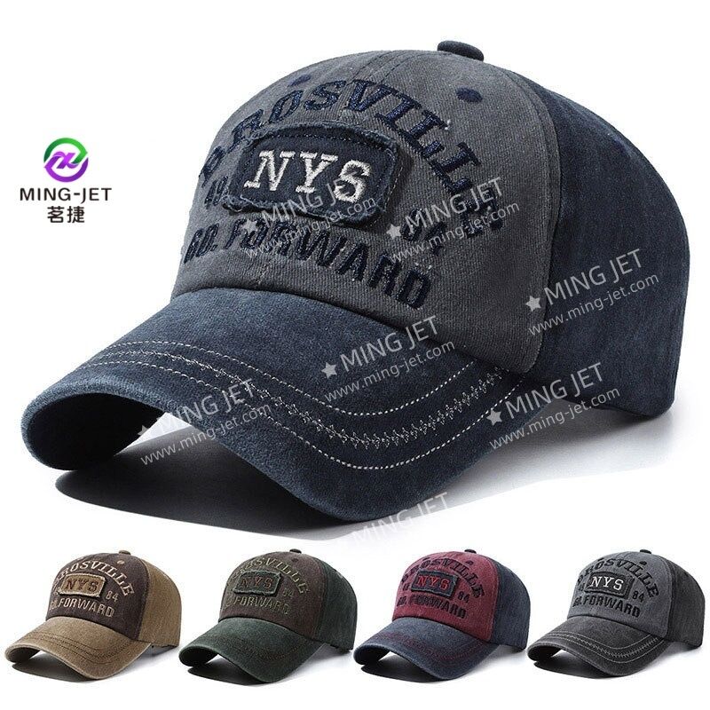 Quality Breathable Adjustable Fit Baseball Cap with Raised 3D Embroidery for Outdoor Sports factory