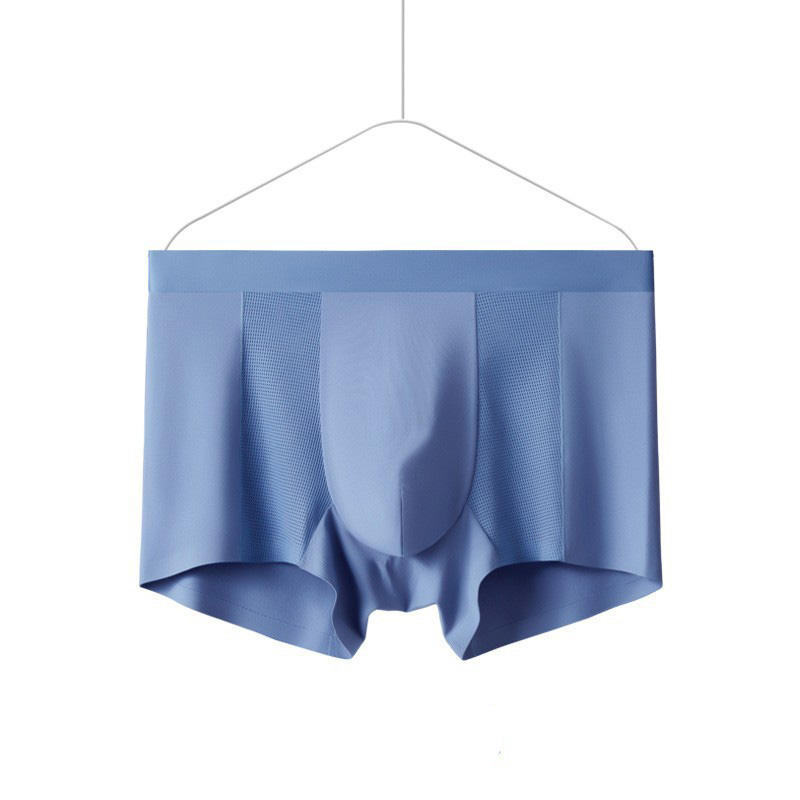 Quality Ice ‑ Silk Stretchy Sporty Men's Breathable Boxer Briefs For Everyday Wear factory