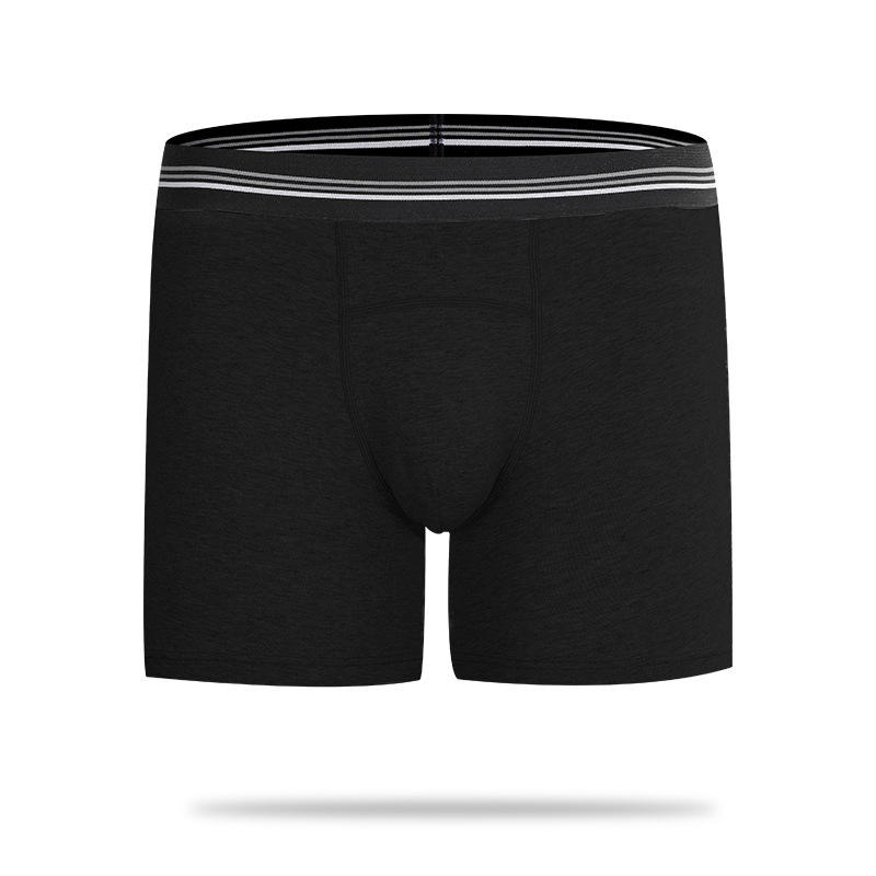 Quality Cozy Contoured Mid ‑ Thigh Men's Breathable Boxer Briefs For Gym Workouts factory