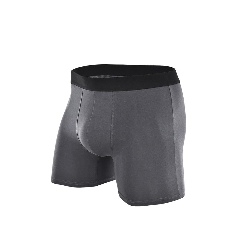Quality Lightweight Cotton Tender Men's Breathable Boxer Briefs For Gym Workouts factory