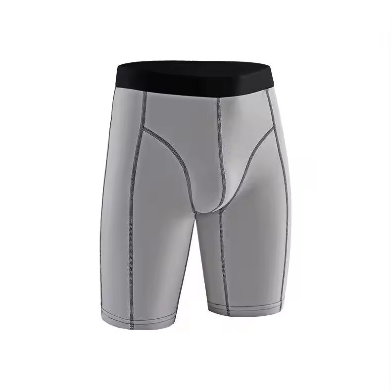 Quality Elastic Moisture ‑ Wicking Sporty Men's Breathable Boxer Briefs For Outdoor Activities factory