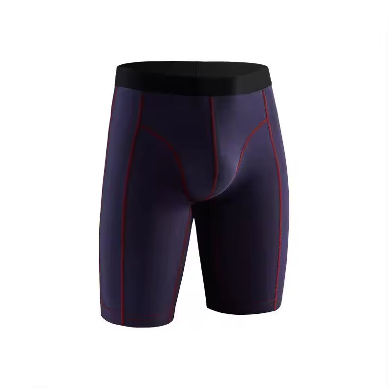 Quality Elastic Moisture ‑ Wicking Sporty Men's Breathable Boxer Briefs For Outdoor Activities factory