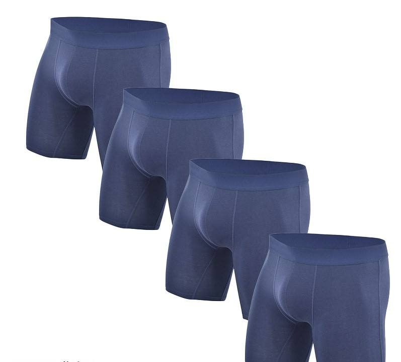 Quality 4-Way Stretch Sustainable Eco-Friendly Men's Boxer Briefs with Chafe-Free Fit for Outdoor Activities factory