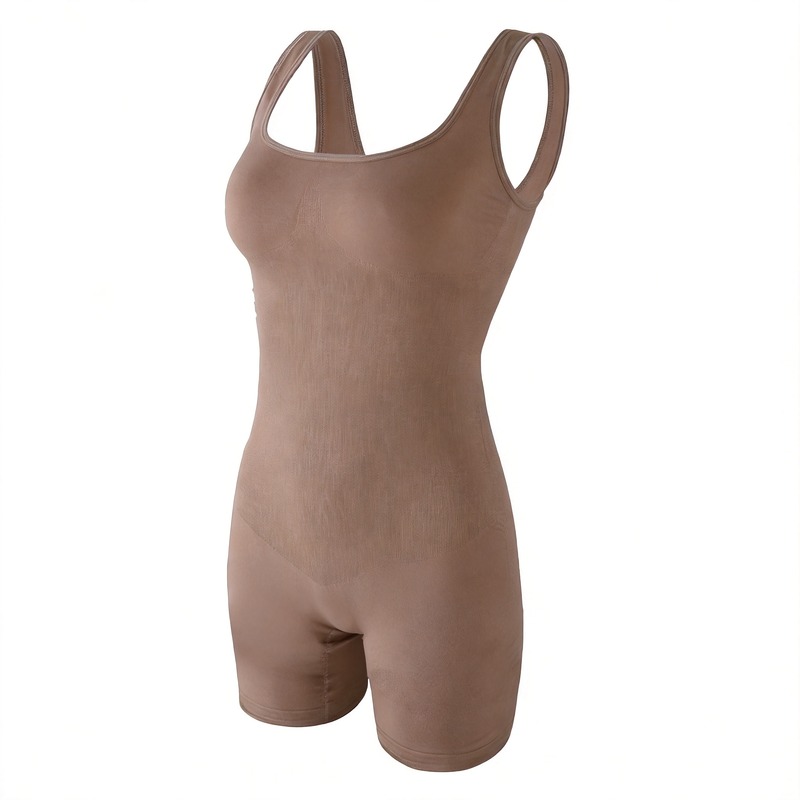 Quality Seamless Chafe-Free Pilates Bodysuit with 4-Way Stretch Nylon and Snug Body-Contouring Silhouette factory