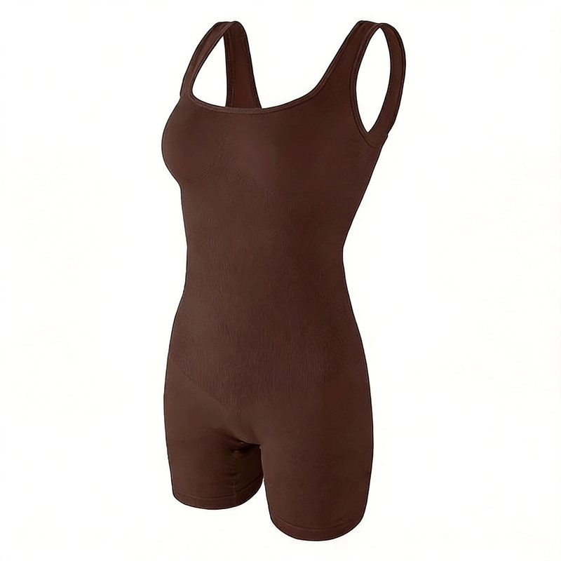 Quality Seamless Chafe-Free Pilates Bodysuit with 4-Way Stretch Nylon and Snug Body-Contouring Silhouette factory