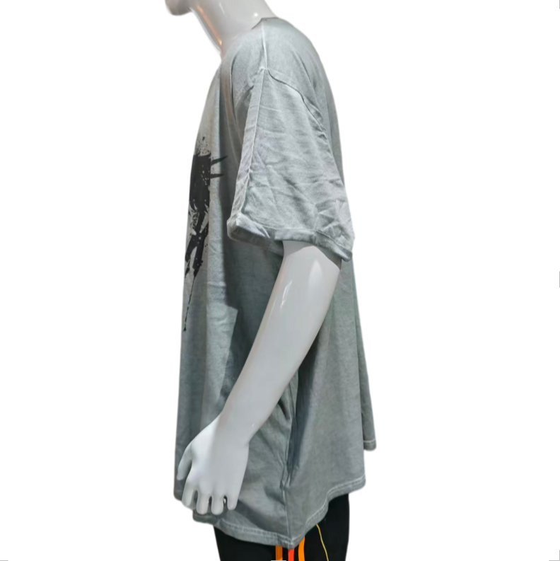 Quality Lightweight 160 GSM Men's T-Shirt with Garment-Washed Finish and Adaptable Athletic Fit for Outdoor Gym Casual factory