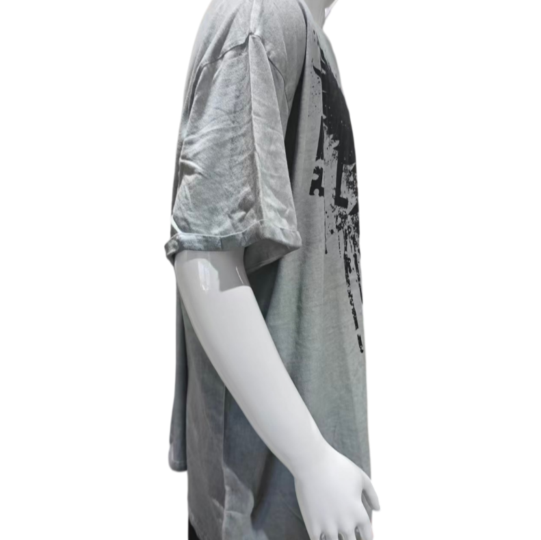 Quality Lightweight 160 GSM Men's T-Shirt with Garment-Washed Finish and Adaptable Athletic Fit for Outdoor Gym Casual factory