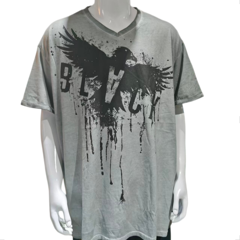 Quality Lightweight 160 GSM Men's T-Shirt with Garment-Washed Finish and Adaptable Athletic Fit for Outdoor Gym Casual factory