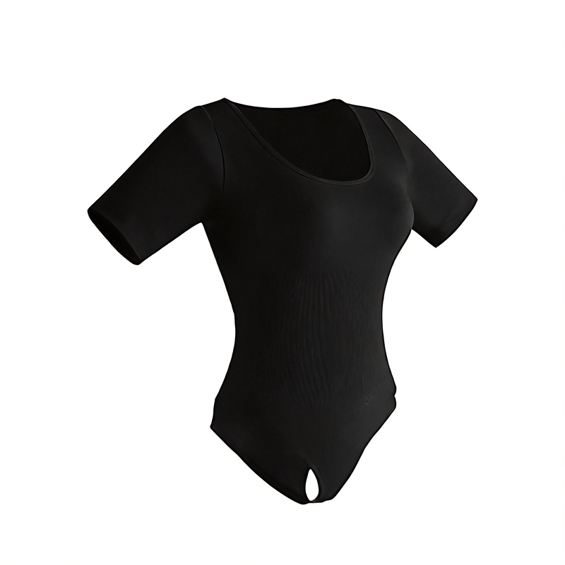 Quality Premium Stretch Nylon Loungewear Bodysuit with Secure Stay-Put Fit and Moisture-Wicking Fabric factory