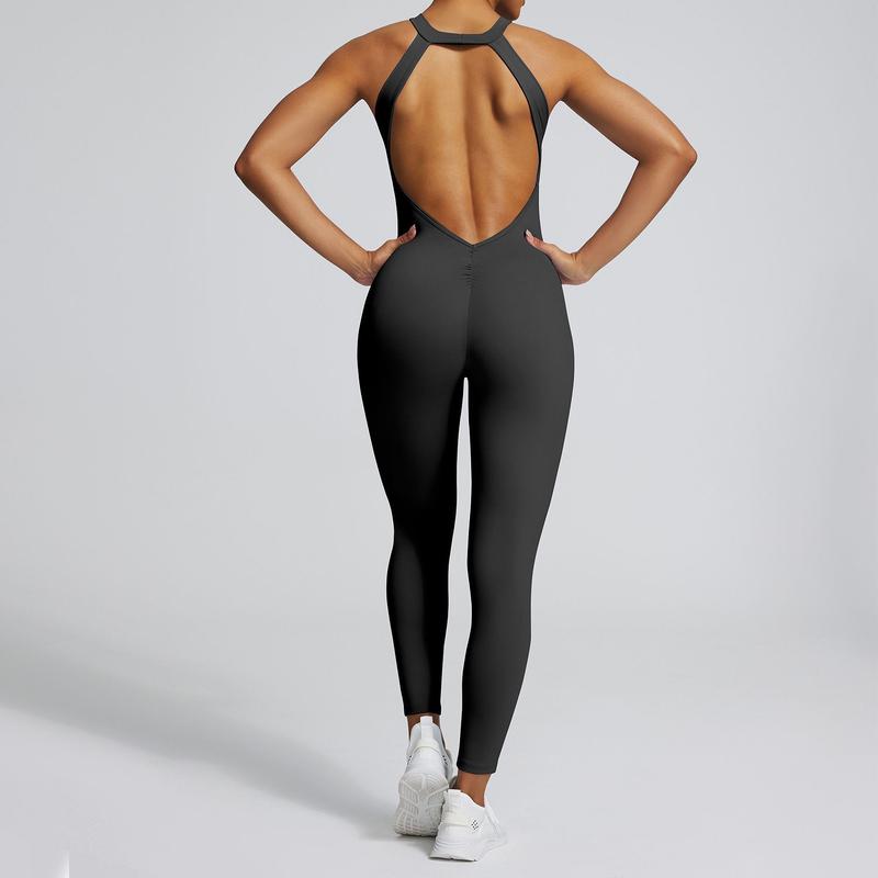 Quality Sweat-Wicking 4-Way Stretch Ecofriendly Recycled Materials Activewear Bodysuit for Gym Workouts factory