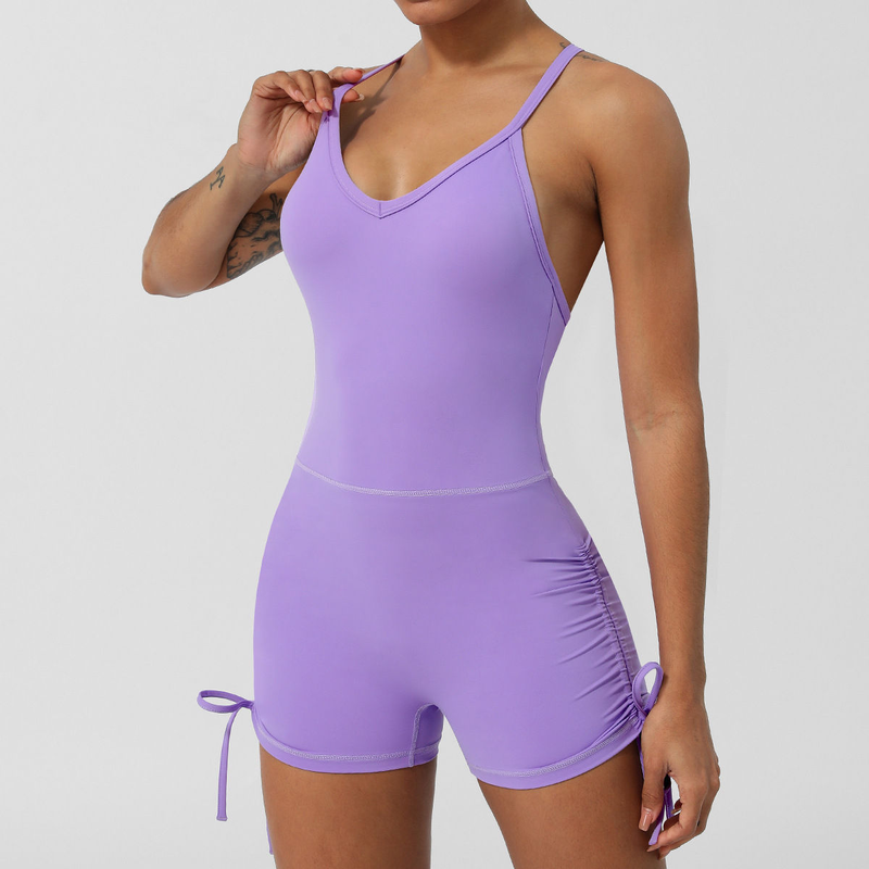 Quality Buttery Soft Microfiber Quick-Dry Eco-Friendly Recycled Materials Activewear Bodysuit for Sports Training factory