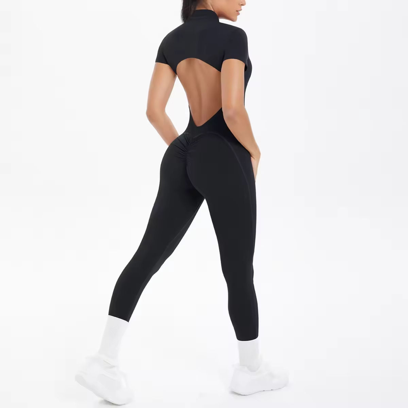 Quality Lightweight Moisture-Wicking 4-Way Stretch Yoga Bodysuit for Activewear and Fitness factory