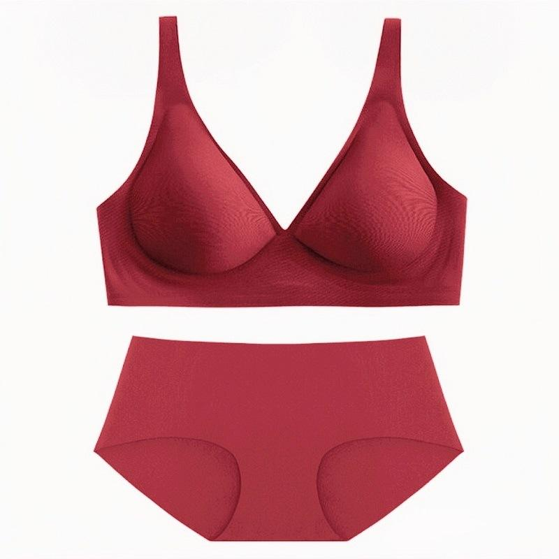 Quality Breathable Push-up Lightweight Seamless Jelly Sports Bra Set for Lounge Wear factory
