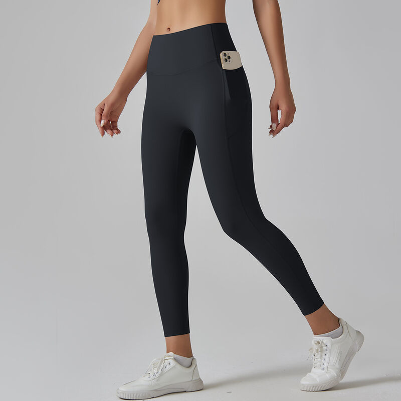 Quality Soothing Polyamide Yoga Pants with Breathable Fine-Knit Technology for Christmas Gym Workouts factory